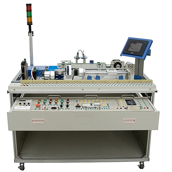 典型机电设备组合实验装置,一机二库系统综合实验装置